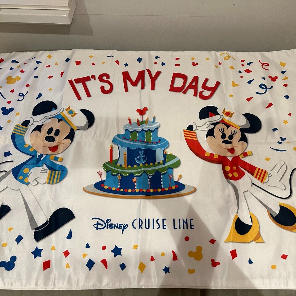 Disney Cruise Line Celebration Pillow Case